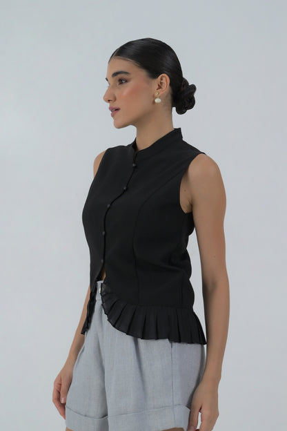 Raf Doha Sleeveless Top (Black)