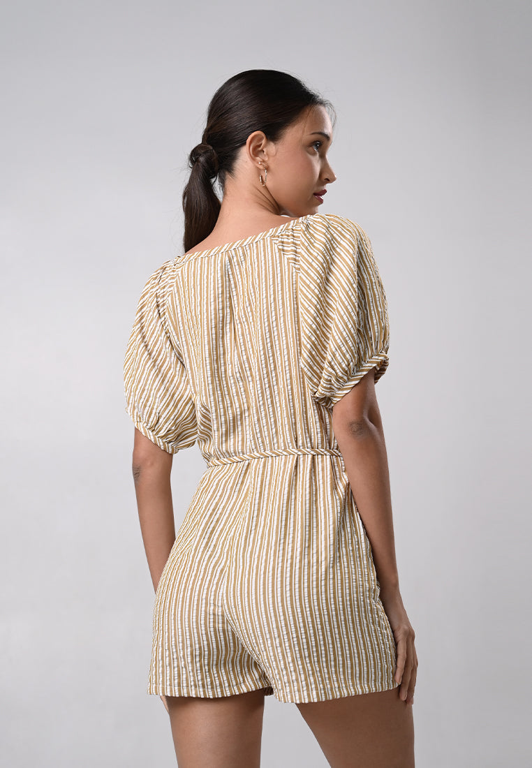 Drake Short Sleeve Playsuit (Multi)