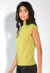 Raf Draya Short Sleeve Top (Lime)