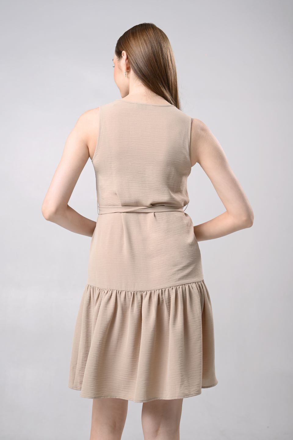 Drewe Sleeveless Dress (Khaki)