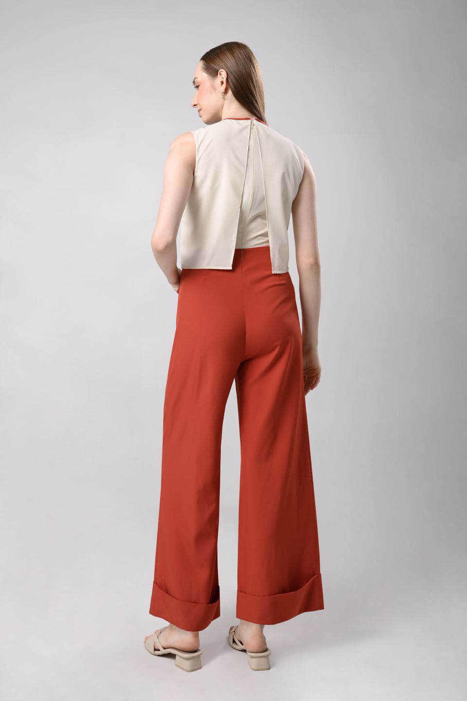 Drowan Sleeveless Pantsuit (Multi)