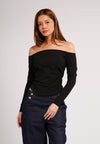 DNM Studios 2026 Dunn Long Sleeve Reversible Top (Black)