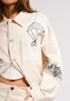 DNM Studios 2026 Dutch Long Sleeve Jacket Top (Spot Print Cream)