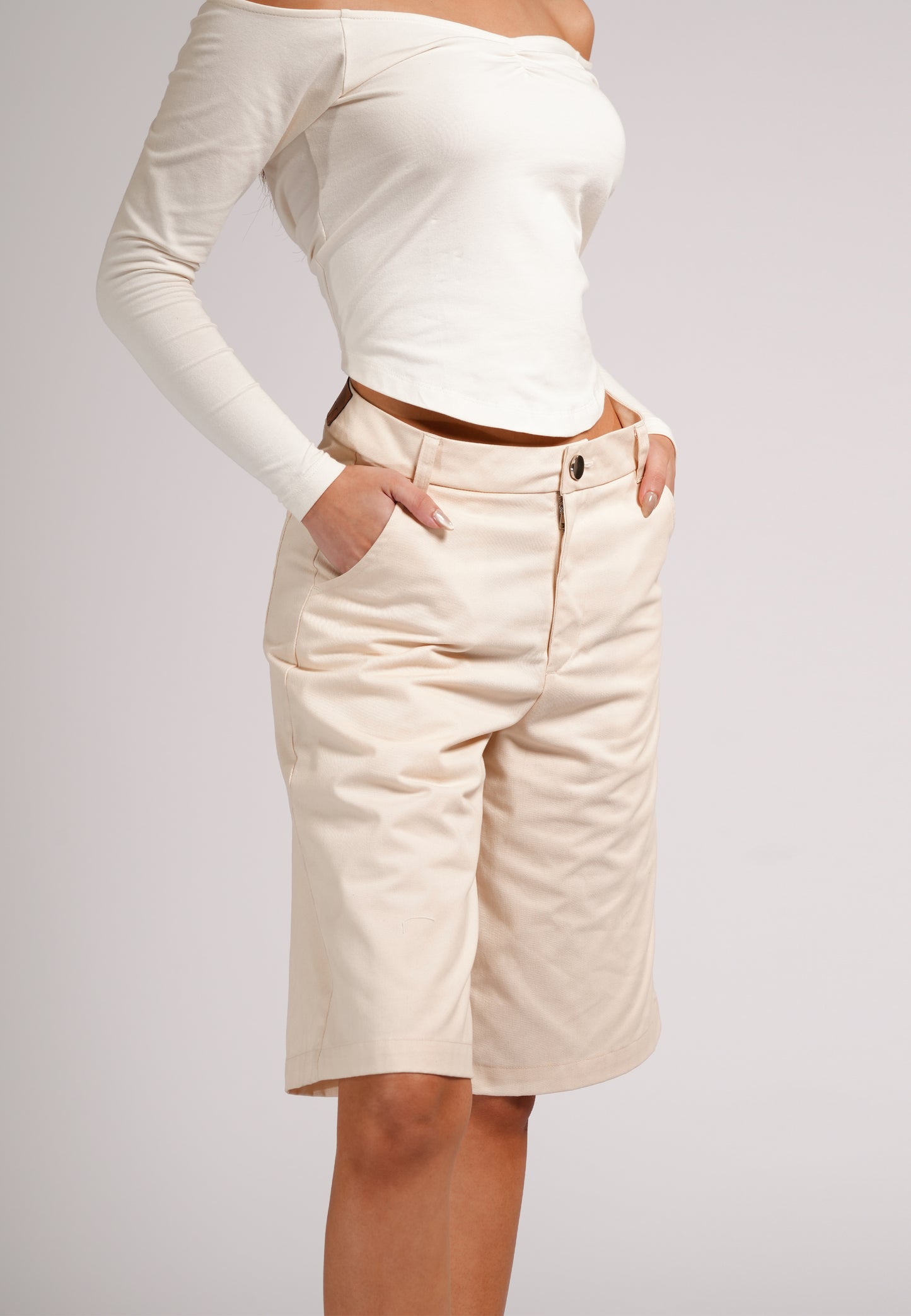 DNM Studios 2026 Dutch Jorts (Cream)