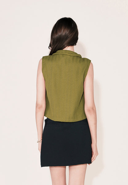 Camp Eann Sleeveless Top (Avocado)