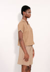 Archetype Elden Short Sleeve Top (Taupe)