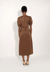 Archetype Elphaba Short Sleeve Dress  (Brown)