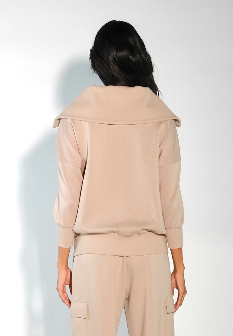 Raf Elroy Long Sleeve Top (Beige)