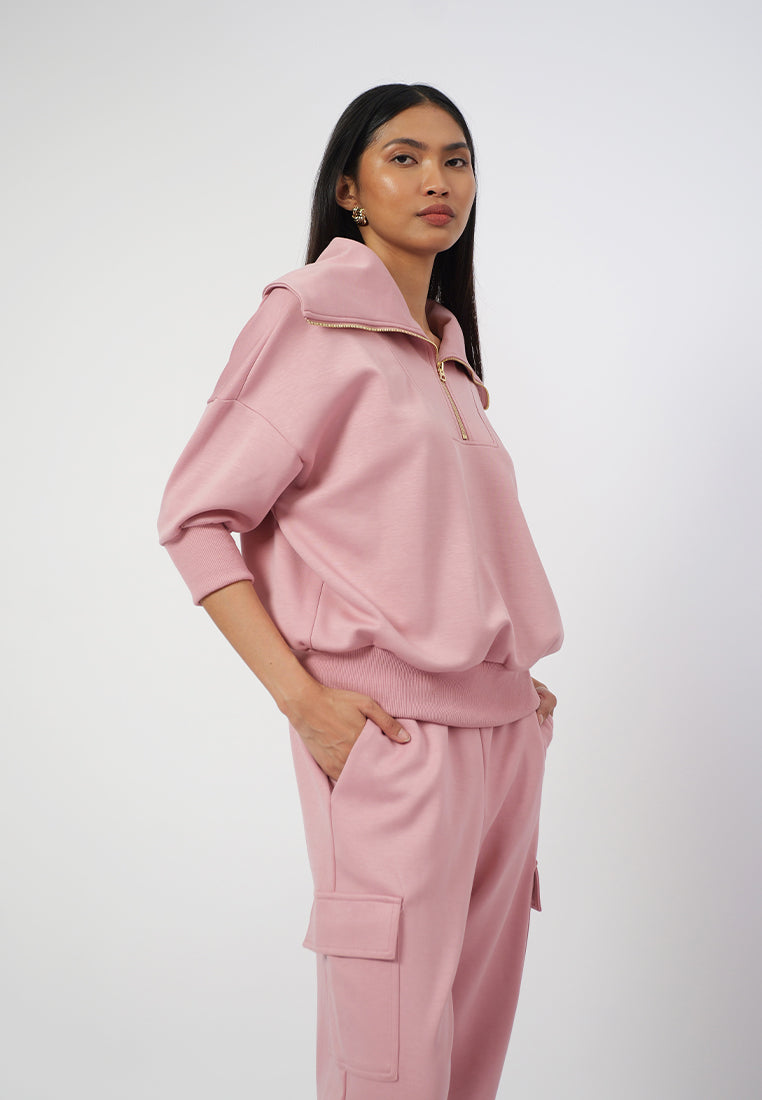 Raf Elroy Long Sleeve Top (Blush)
