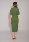 RAF Eoan Short Sleeve Dress  (Green)