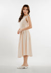 Eowyn Sleeveless Dress (Beige)