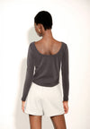Archetype Essence Long Sleeve Top (Charcoal)