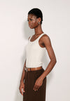 Archetype Essence Sleeveless Top (Off-white)