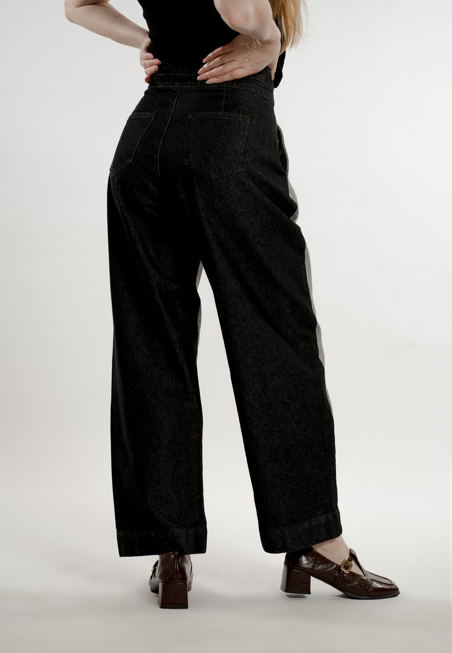 Evane Pants (Black/Gray)
