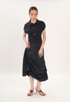 Fay Extended Sleeve Top (Navy)