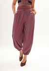 Feign Pants  (Printed Maroon)