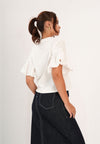 Femi Short Sleeve Top (Offwhite)