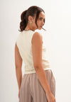 Fishel Sleeveless Top (Cream)