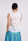 Archetype Summer Essentials Fleur Sleeveless Top (Cream)