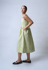 Fluent Sleeveless Dress (Matcha)