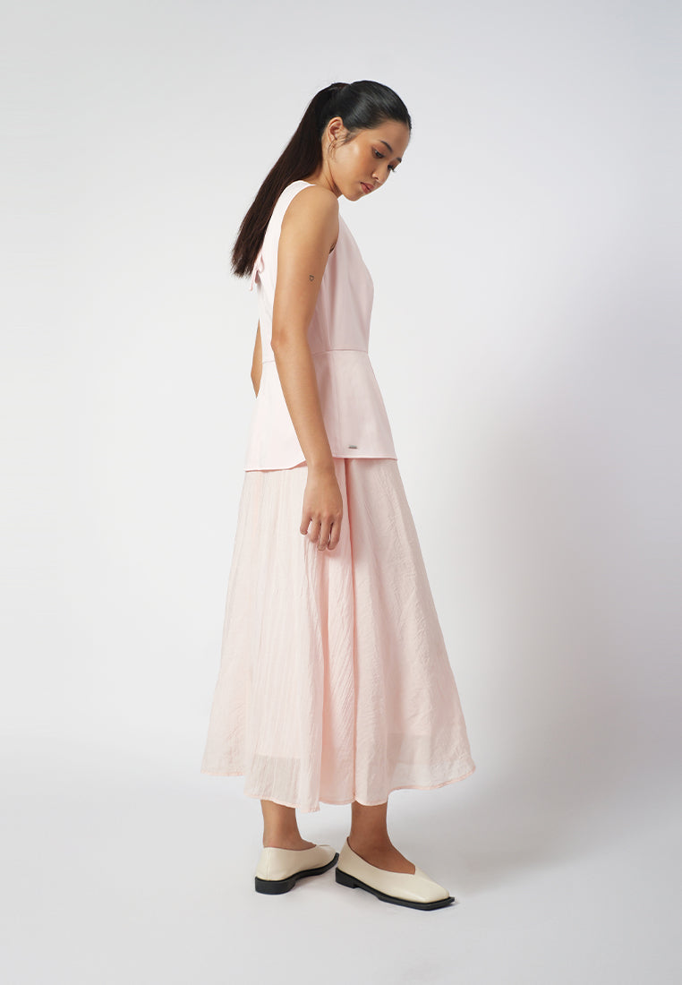 Raf Fran Sleeveless Dress  (Light Pink)