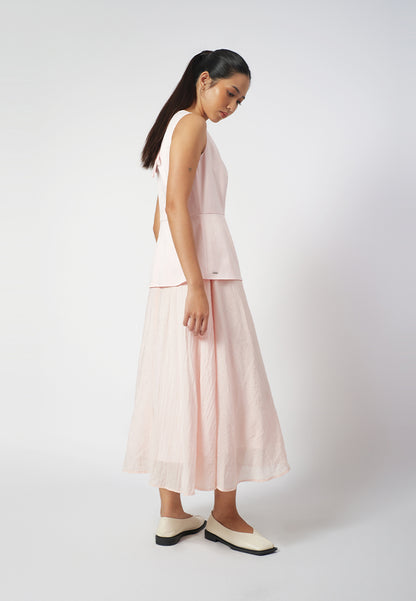Raf Fran Sleeveless Dress  (Light Pink)