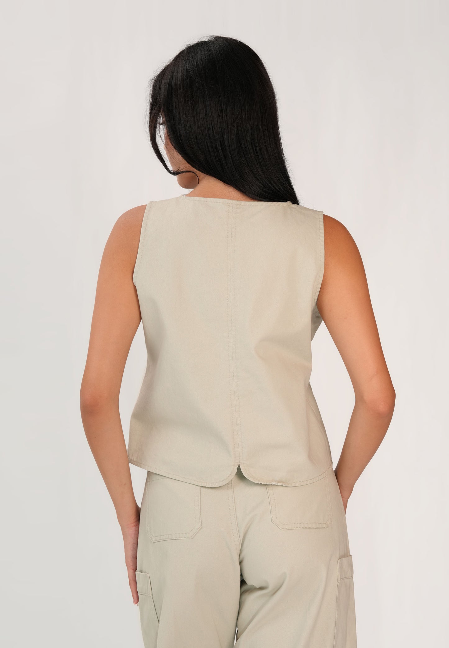 Freeya Sleeveless Top (Bone)