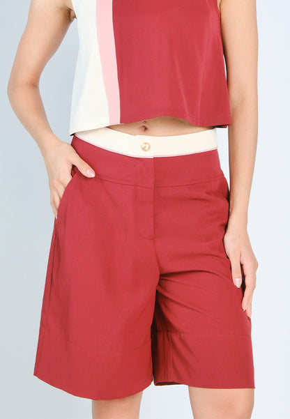 Nobleza Furn Shorts (Maroon)