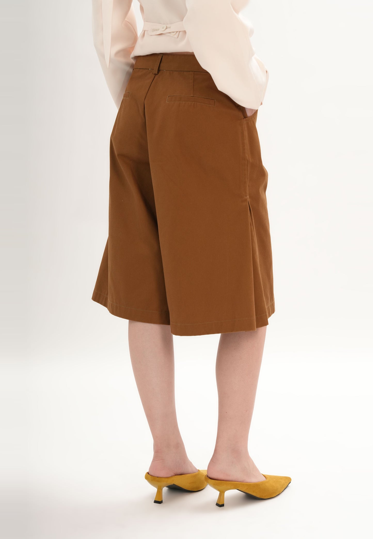 Fuzz Long Shorts  (Brown)