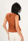 Fydel Sleeveless Top (Rust)