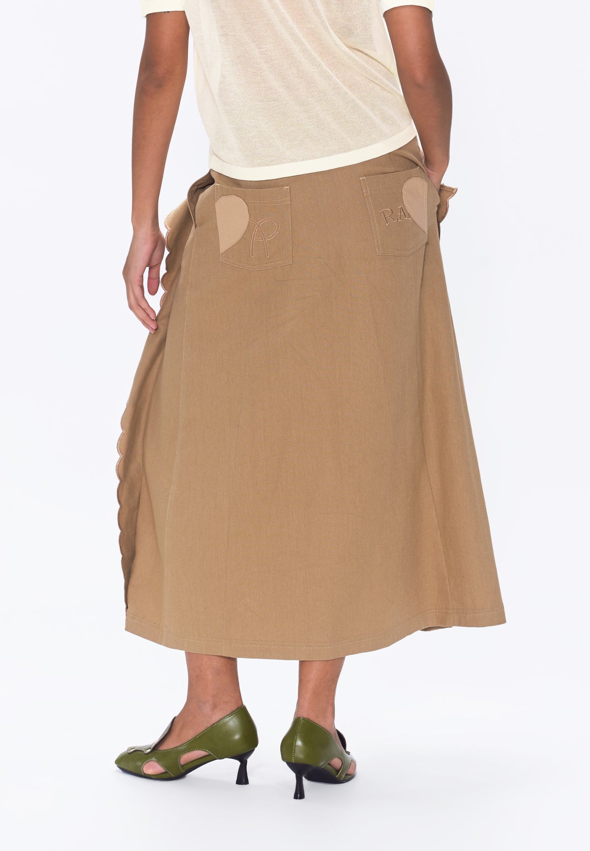 Plains & Prints x Randolf Fins Skirt (Khaki)