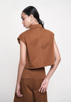 Gaella Extended Sleeve Top (Toffee)
