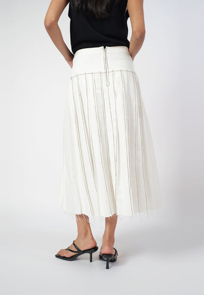 Raf Gain Skirt  (Off white)