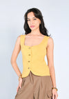 Nobleza Gani Sleeveless Top (Mustard)
