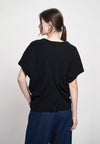 Genesy Short Sleeve Top (Black)