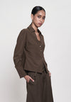 Germa Long Sleeve Top (Brown)