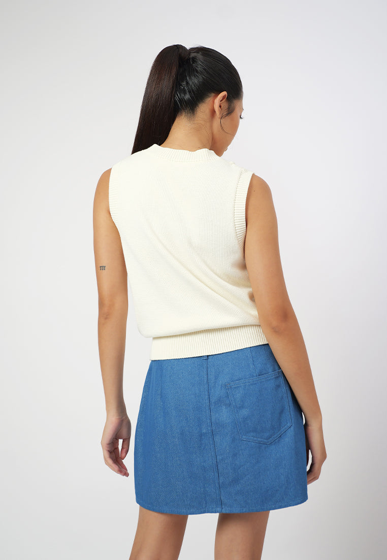 Raf Giana Sleeveless Top (Cream)