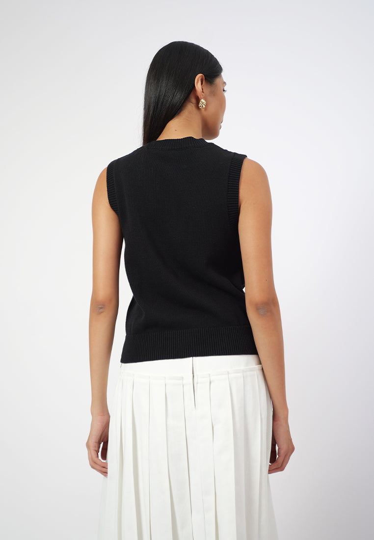 Raf Giana Sleeveless Top (Black)
