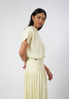 Raf Gigi Short Sleeve Top (Yellow Butter)