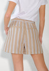 Sari-Sari Giliw Shorts  (Striped Brown)