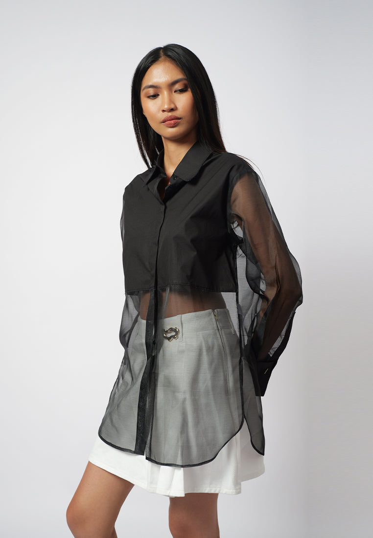 Raf Ging Long Sleeve Top (Black)