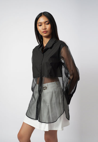 Raf Ging Long Sleeve Top (Black)