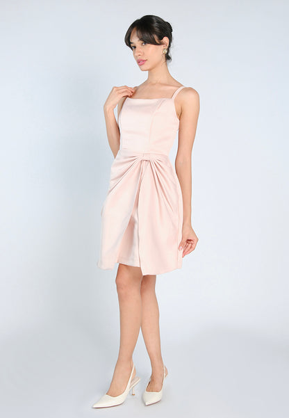 Mark Bumgarner X Vania Romoff For Plains & Prints Grace Sleeveless Dress (Blush)