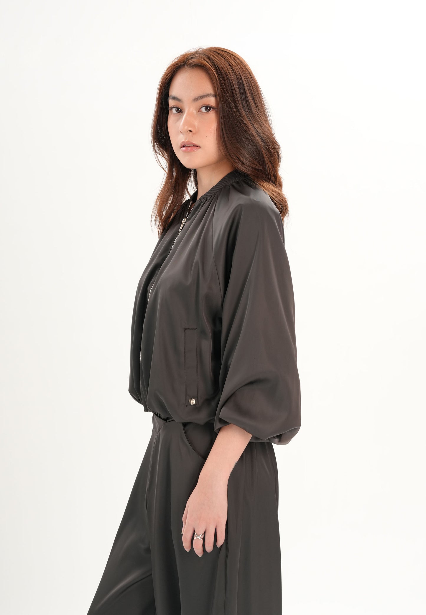 Archetype Refined Granite Long Sleeve Jacket (Dark Grey)