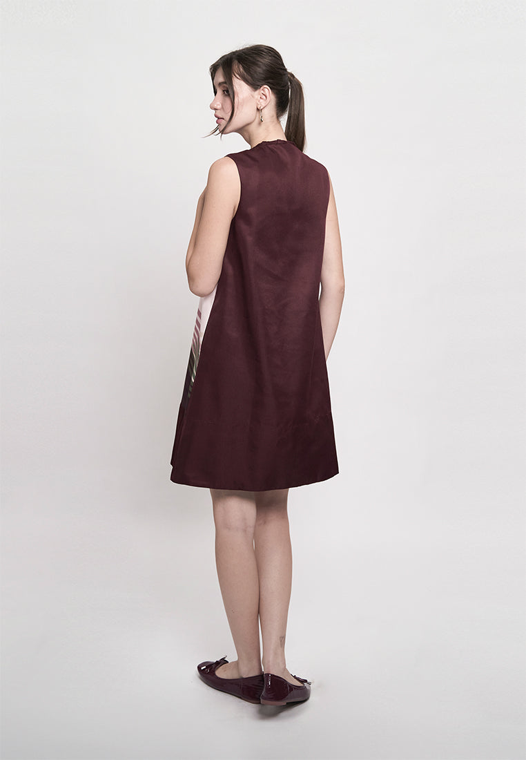 Gyselle Sleeveless Dress (Spot Print Pink)