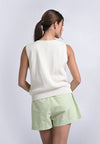 Archetype Travel Hardy Sleeveless Vest Top (Beige)