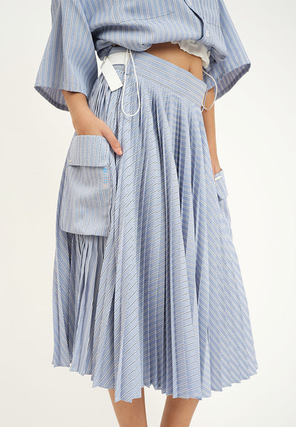 Raf Harlow Skirt (Blue/White)