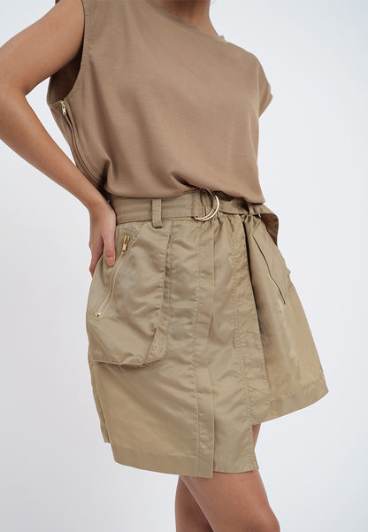 Raf Harper Sleeveless Dress (Khaki)