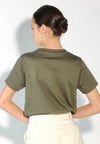 Culturatees Hayahay Short Sleeve Shirt Top  (Olive Green)