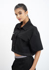 Raf Heron Short Sleeve Top (Black)